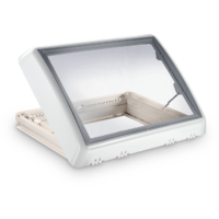 Claraboya con ventilador 12 V sin ventilaci&oacute;n continua, con manivela blanco Midi Heki FL Dometic