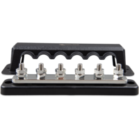 Victron Busbar 250 A / 70V 6P Sammelschiene Stromverteiler inklusive Abdeckung 6 Anschl&uuml;sse
