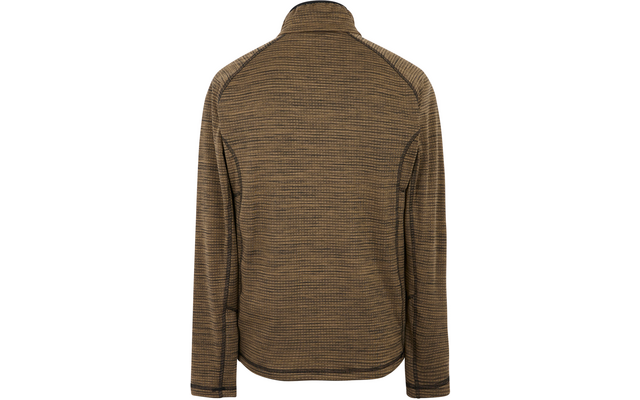 Brauner Pullover mit langen Ärmeln, Rückansicht