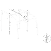 Walker Safety Set Zus&auml;tzliches Stahlgest&auml;nge f&uuml;r Vorzelt Snow and Fun