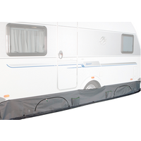 Bo-Camp Universele Deluxe caravanluifel bodemrok met opbergvak 400 tot 600 cm