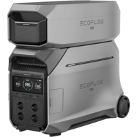 EcoFlow Delta 3 Pro Tragbare Powerstation 4 kWh 4.000 W inkl. intelligenter Zusatzbatterie