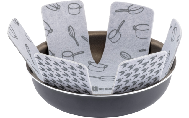 Produktbild Brunner Torralta Topfset stapelbar platzsparend f&uuml;r alle Herdarten geeignet 1