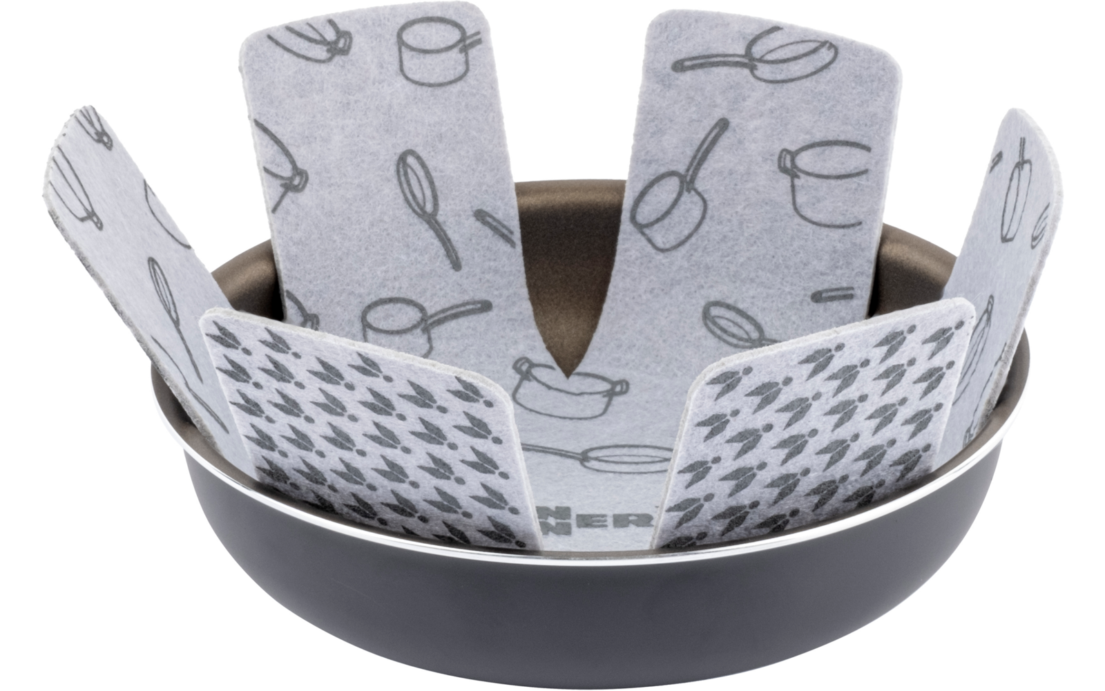 Produktbild Brunner Torralta Topfset stapelbar platzsparend f&uuml;r alle Herdarten geeignet 1