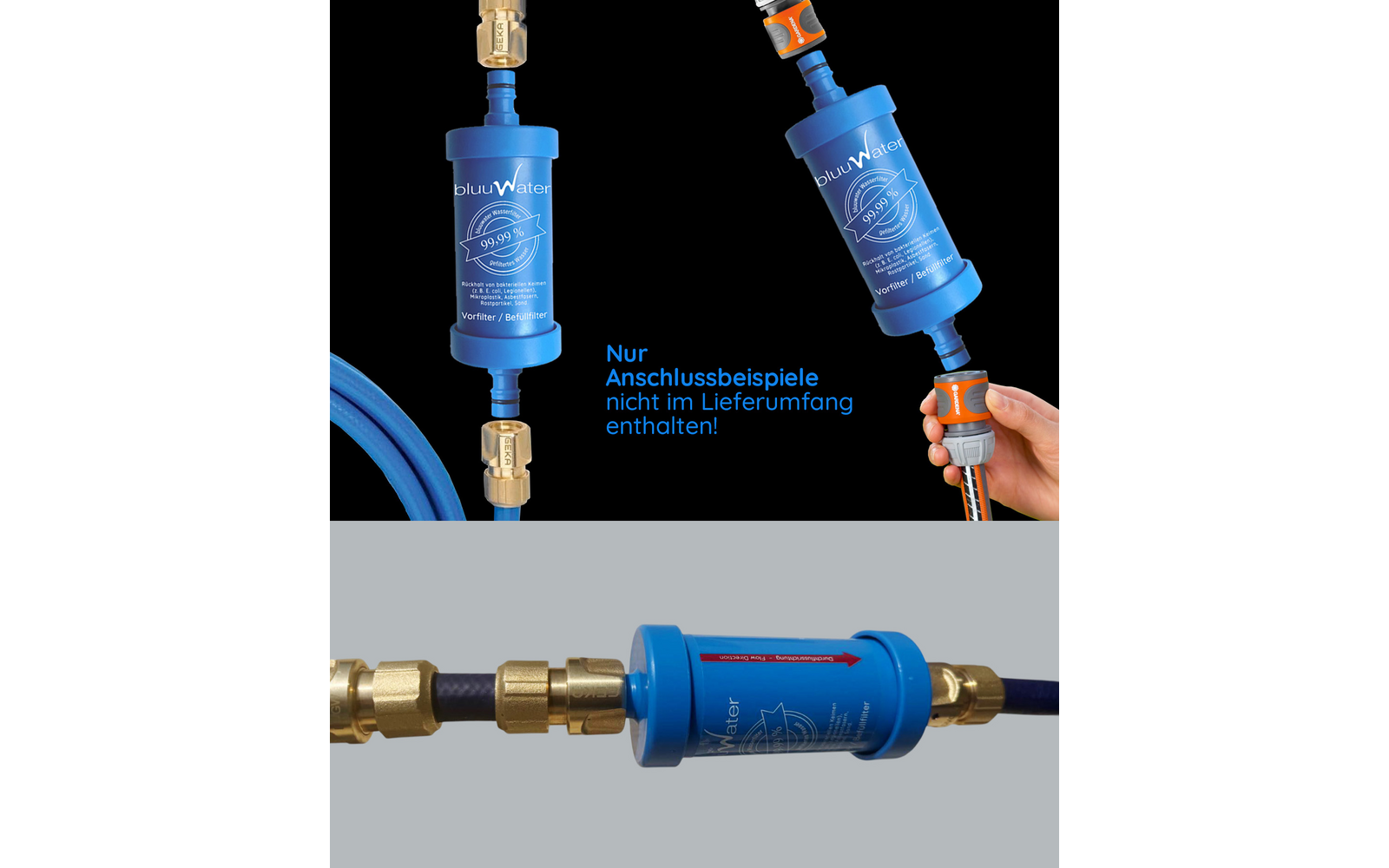 Produktbild Bluuwater BF08 Bef&uuml;ll-Filter Wasserfilter 6000 Liter 1