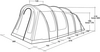 Outwell Edmonds 6 TC Tunnelzelt f&uuml;r 6 Personen beige