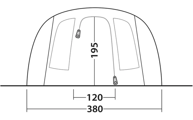 Produktbild Outwell Edmonds 6 TC Tunnelzelt f&uuml;r 6 Personen beige 1
