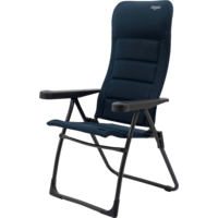 Crespo AP/215-ADS-84 Campingstuhl mit 7-fach verstellbarer R&uuml;ckenlehne schwarz