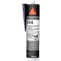 Sellador de butilo 310 ml negro Lastomer 514 Sika