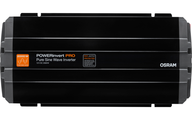 Osram POWERinvert PRO Inverter onda sinusoidale pura 12V DC 2000W RCD