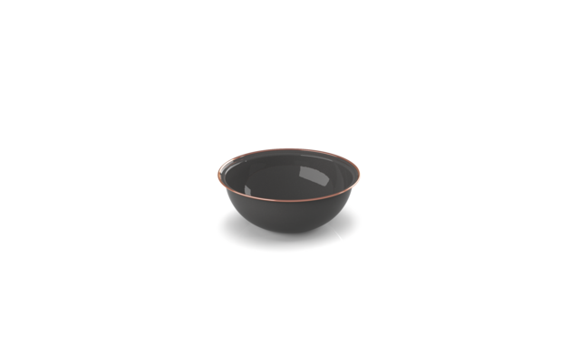 GSI MESA enameled bowl 14.6 cm - Shadow