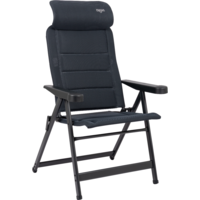 Crespo AP/235-ADC-86 Campingstuhl mit 7-fach verstellbarer R&uuml;ckenlehne / verstellbarer Kopfst&uuml;tze grau