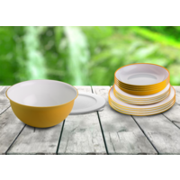 Omada servies 14 delig geel