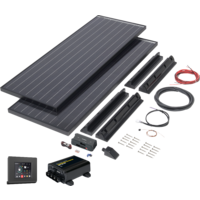 Dometic B&uuml;ttner Klantspecifieke zonneset Zelfvoorzienende set Performance 2 voor middelgrote vrijetijdsvoertuigen, 2 x 150 W, 80 cellen