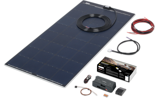 Büttner Elektronik Flat Light MT 120 FL Installation solaire complète 120 Wp
