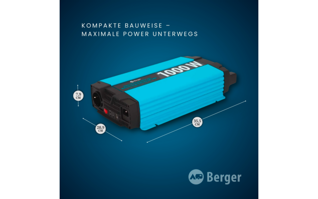 Berger SW 1000 Sinus Wechselrichter mit Netzvorrangschaltung 