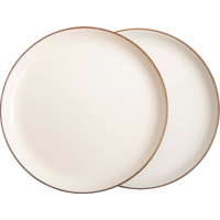 Barbones Enamel emaille bordenset 2 stuks blauw