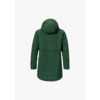 Grüne Kapuzenjacke von hinten