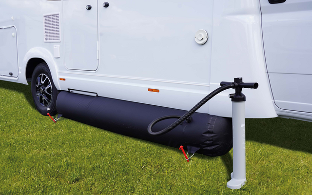 Product afbeelding Westfield Air wind cover aufblasbare Bodensch&uuml;rze 200 cm schwarz 1