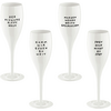 Kleines Produktbild Koziol Cheers No. 1 Sektglas Set 4-teilig aus Thermoplastik 100 ml 1