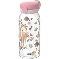 Mepal Campus Kinder-Trinkflasche mit Klappdeckel auslaufsicher 600 ml Fairy Garden