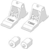 Fiamma Kit Side Omnistor 4900/5200/Tristor2 Soporte de montaje 2 piezas para Side W Pro Omnistor 4900/5200/Tristor2