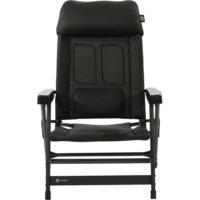 Travellife Lucca Lounge Opvouwbare Campingstoel True Black