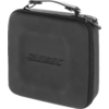 Square black case with zipper, handle, and embossed "ZEBEC" text