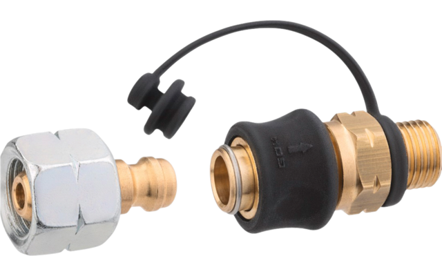 GOK plug-in coupling SKU-QR PS5bar RVS8 x SKU and plug-in coupl. STN x RST8 ML+DL mounted SV