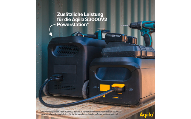 Produktbild Aqiila Powerbird Erweiterungsbatterie V2500V2 f&uuml;r Aqiila Powerstation S3000V2 mit 2500 W und 2560 Wh 1