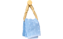 Advanture shopjute touw houder handdoek en toiletpapier houder
