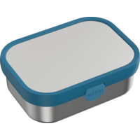 Mepal Campus bo&icirc;te &agrave; pain inox avec insert bento et fourchette 750 ml Cool blue