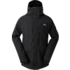 Schwarze Jacke mit Kapuze und Reißverschluss