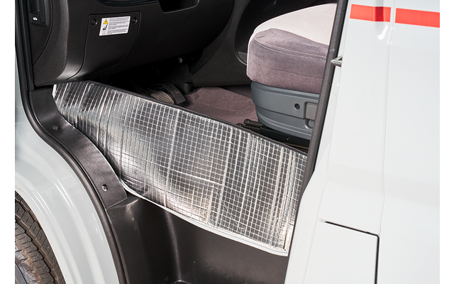 Hindermann footwell insulation in light gray 8418-7430 for MB Sprinter 2007 - 2017 (W906) and MB Sprinter from 2018 (W907/W910)