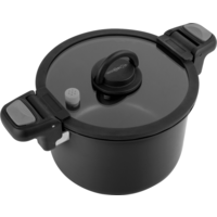 Brunner Quickpot snelkookpan 2-delig energiebesparend &Oslash; 22 cm grijs