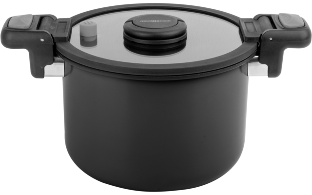 Produktbild Brunner Quickpot Schnellkochtopf 2-teilig energiesparend &Oslash; 22 cm grau  1