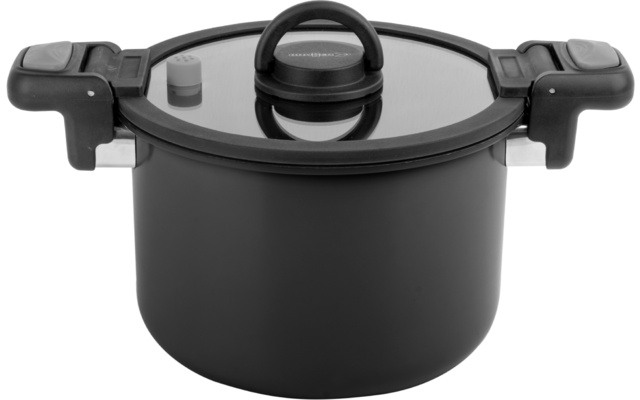 Produktbild Brunner Quickpot Schnellkochtopf 2-teilig energiesparend &Oslash; 22 cm grau  1