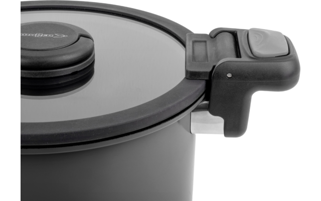 Produktbild Brunner Quickpot Schnellkochtopf 2-teilig energiesparend &Oslash; 22 cm grau  1