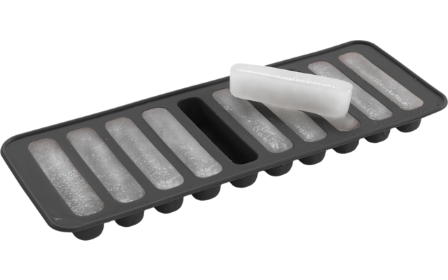 Schwarze Schachtel mit acht grauen Kerzen