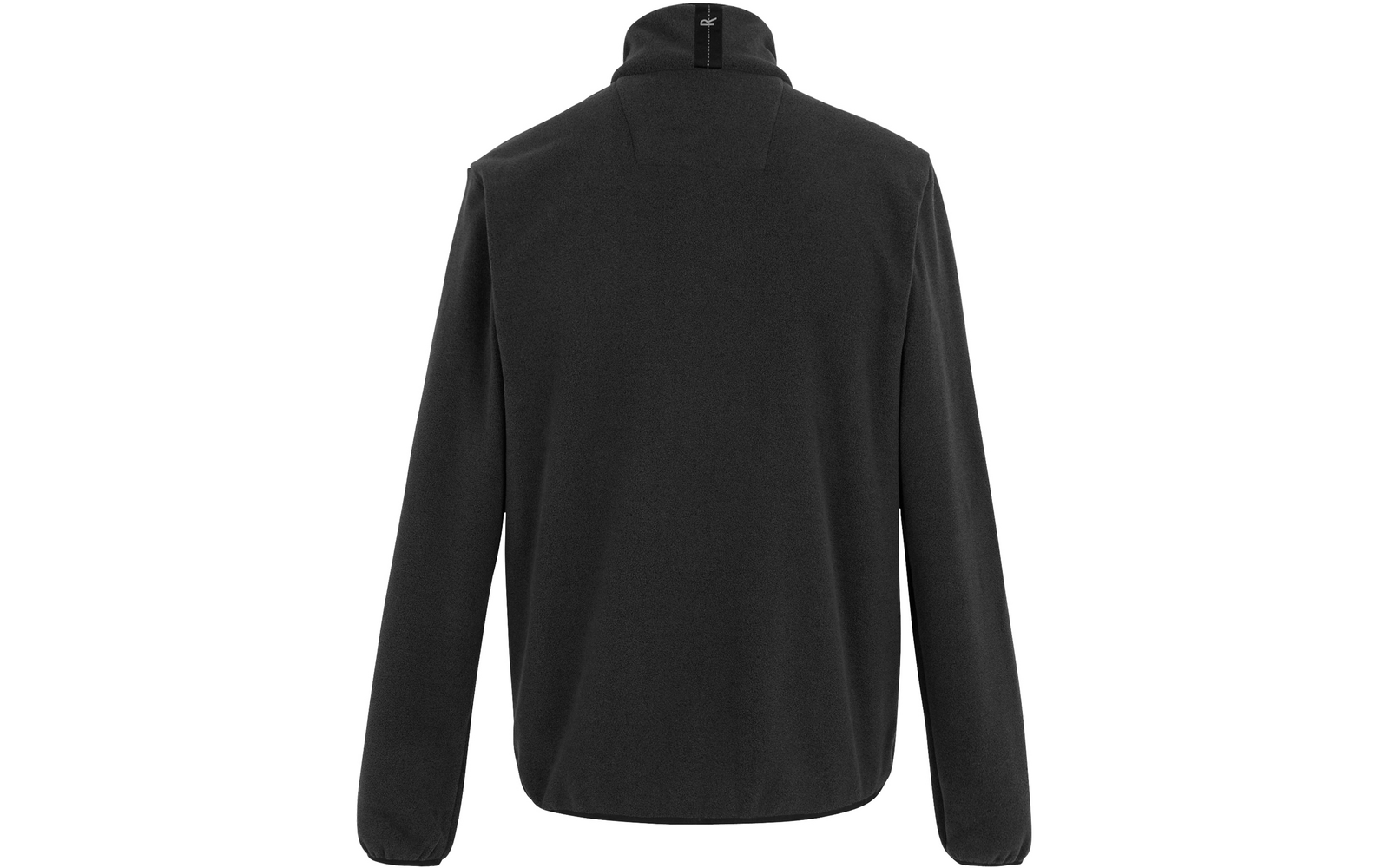 Schwarze Jacke von hinten mit Stehkragen