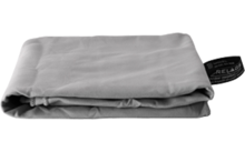 BasicNature Handtuch Velour 85 x 150 cm grau
