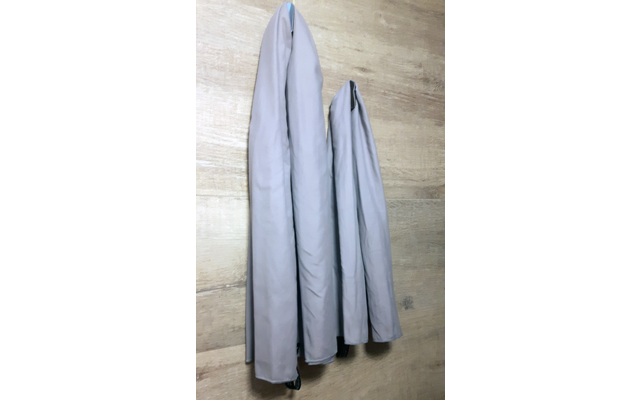 BasicNature Handtuch Velour 60 x 120 cm grau