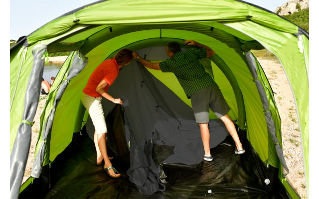 Berger Tent Campo 4 Air zwart slaapcabine