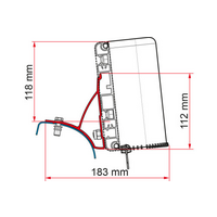 Adaptateur d&rsquo;auvent Kit Renault Trafic pour Compass avant 2015 Fiamma
