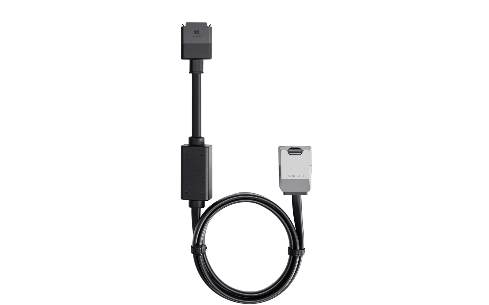 Black cable with two different connectors at the ends