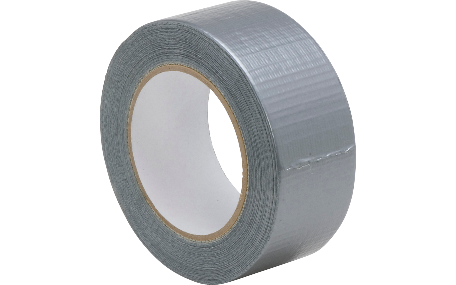 Eine Rolle silbernes Klebeband