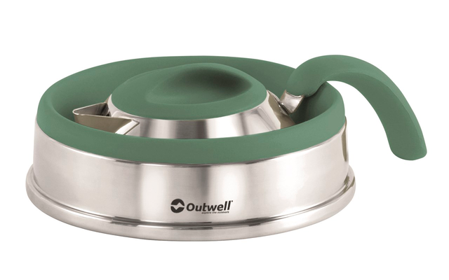 Outwell Collaps Kettle foldable water kettle 1.5 liters shadow green