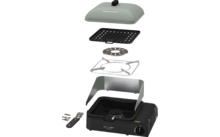 Cadac Van Cook FFD Combo gasfornuis met grillplaat 1,6 kW