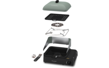 Cadac Van Cook FFD Combo Réchaud à gaz avec plaque de cuisson 1,6 kW