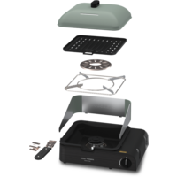 Cadac Van Cook FFD Combo gasfornuis met grillplaat 1,6 kW